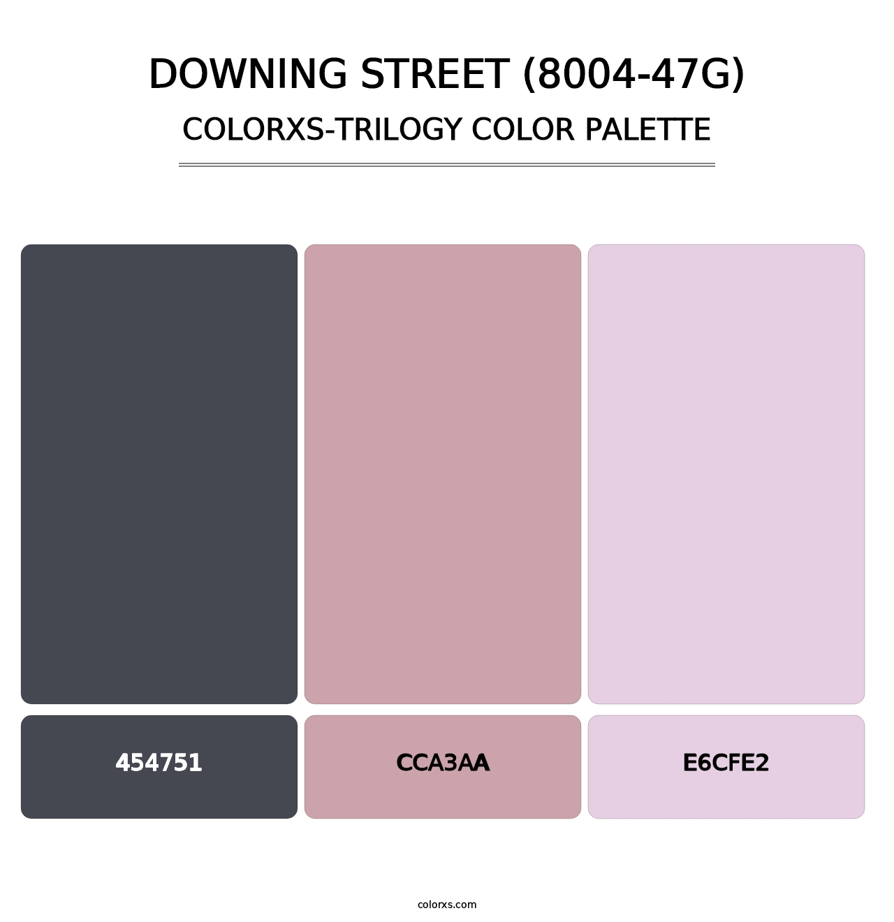 Downing Street (8004-47G) - Colorxs Trilogy Palette
