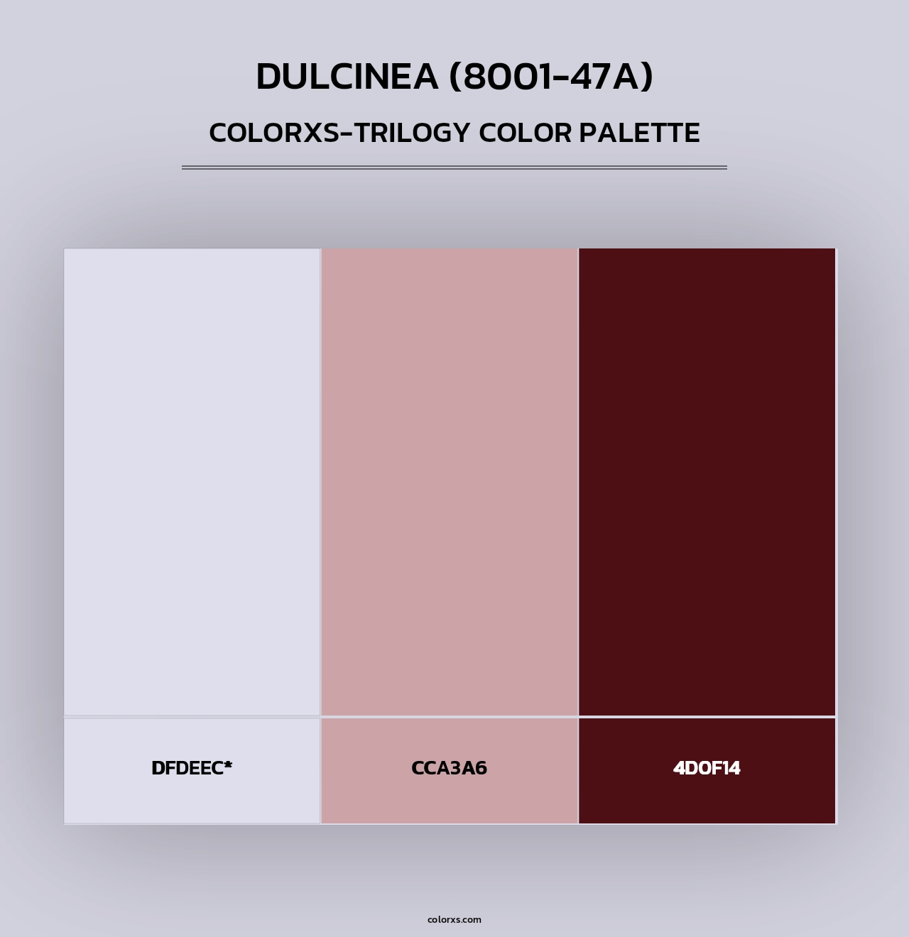 Dulcinea (8001-47A) - Colorxs Trilogy Palette