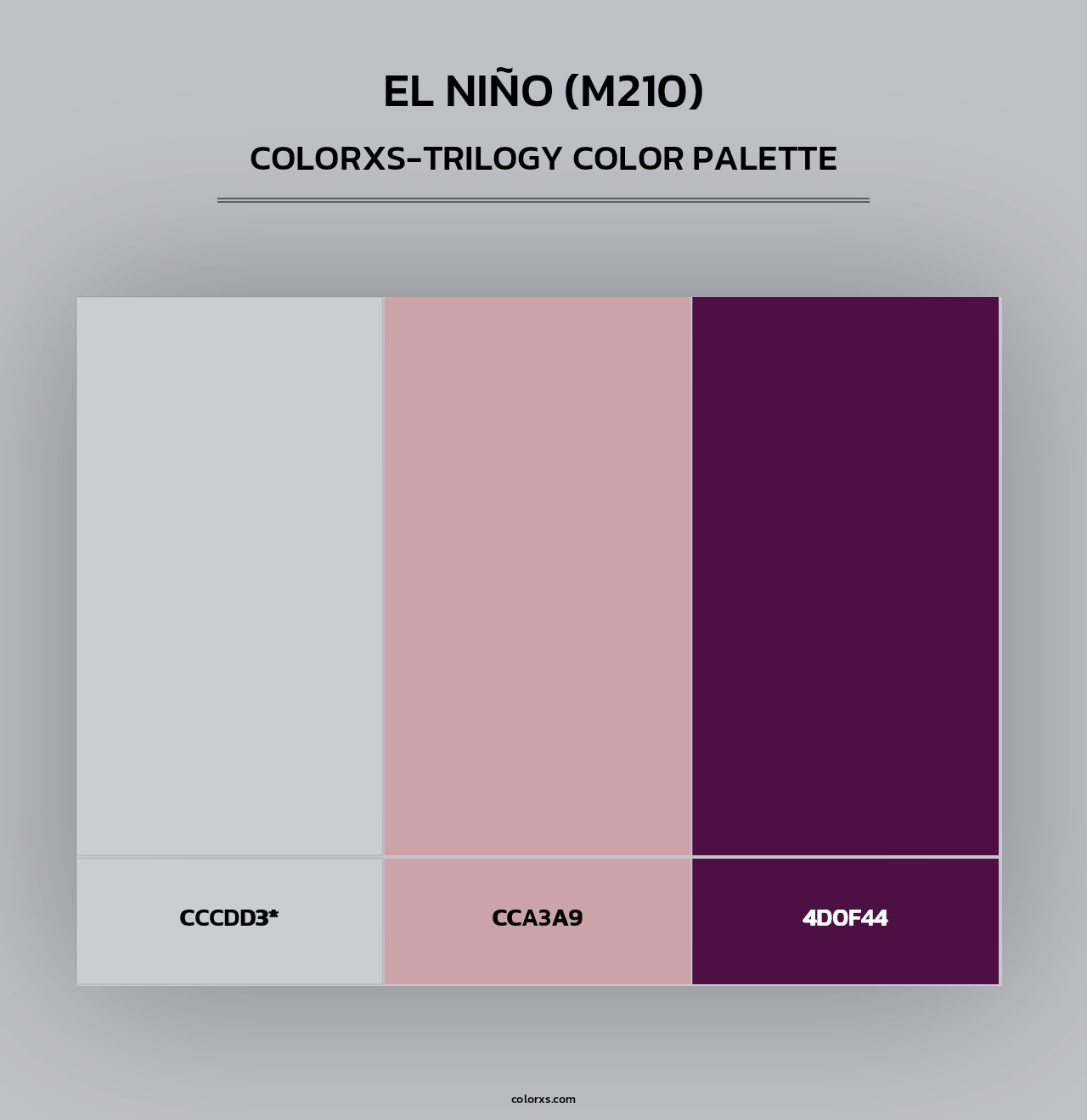El Niño (M210) - Colorxs Trilogy Palette