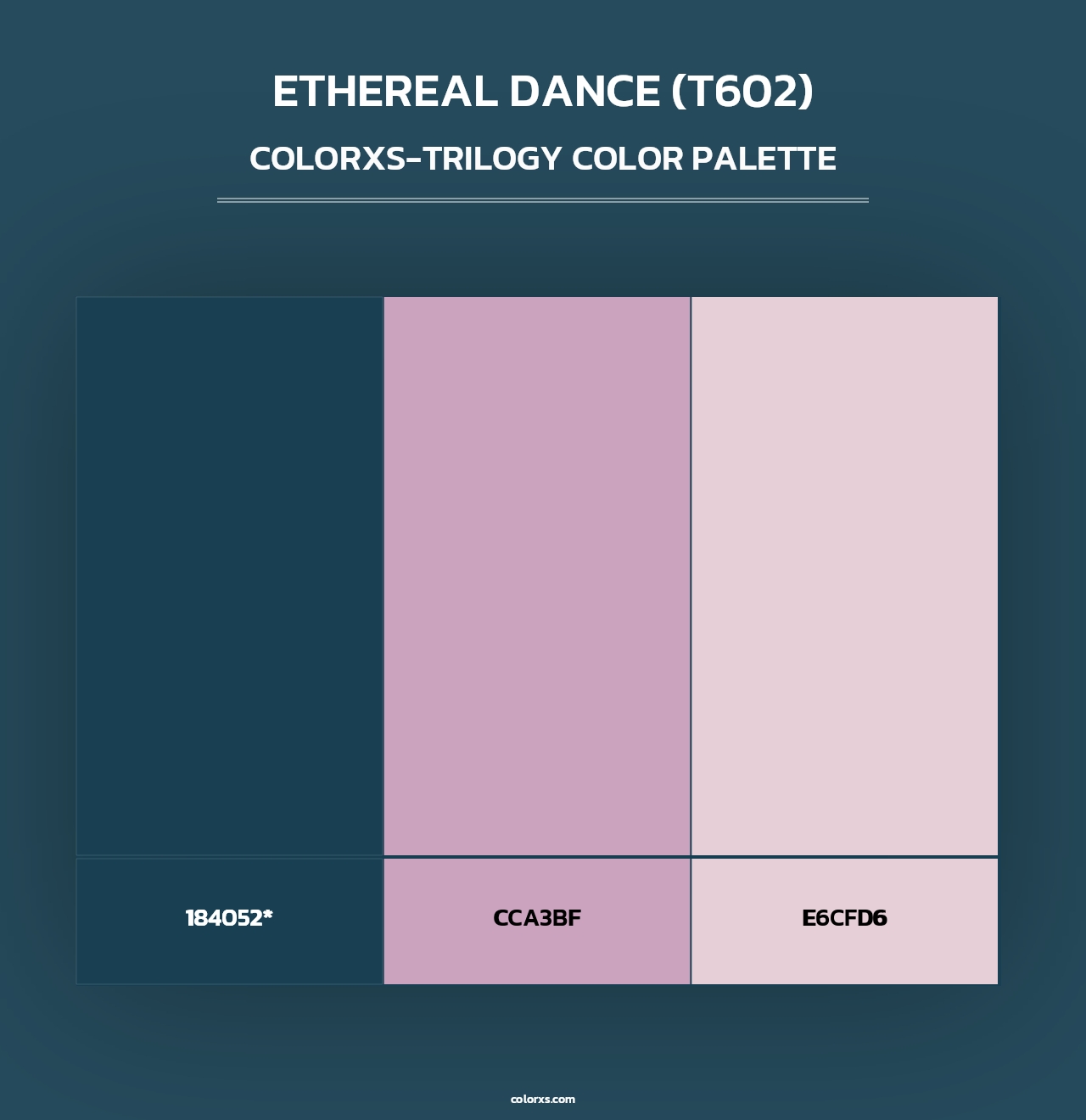 Ethereal Dance (T602) - Colorxs Trilogy Palette