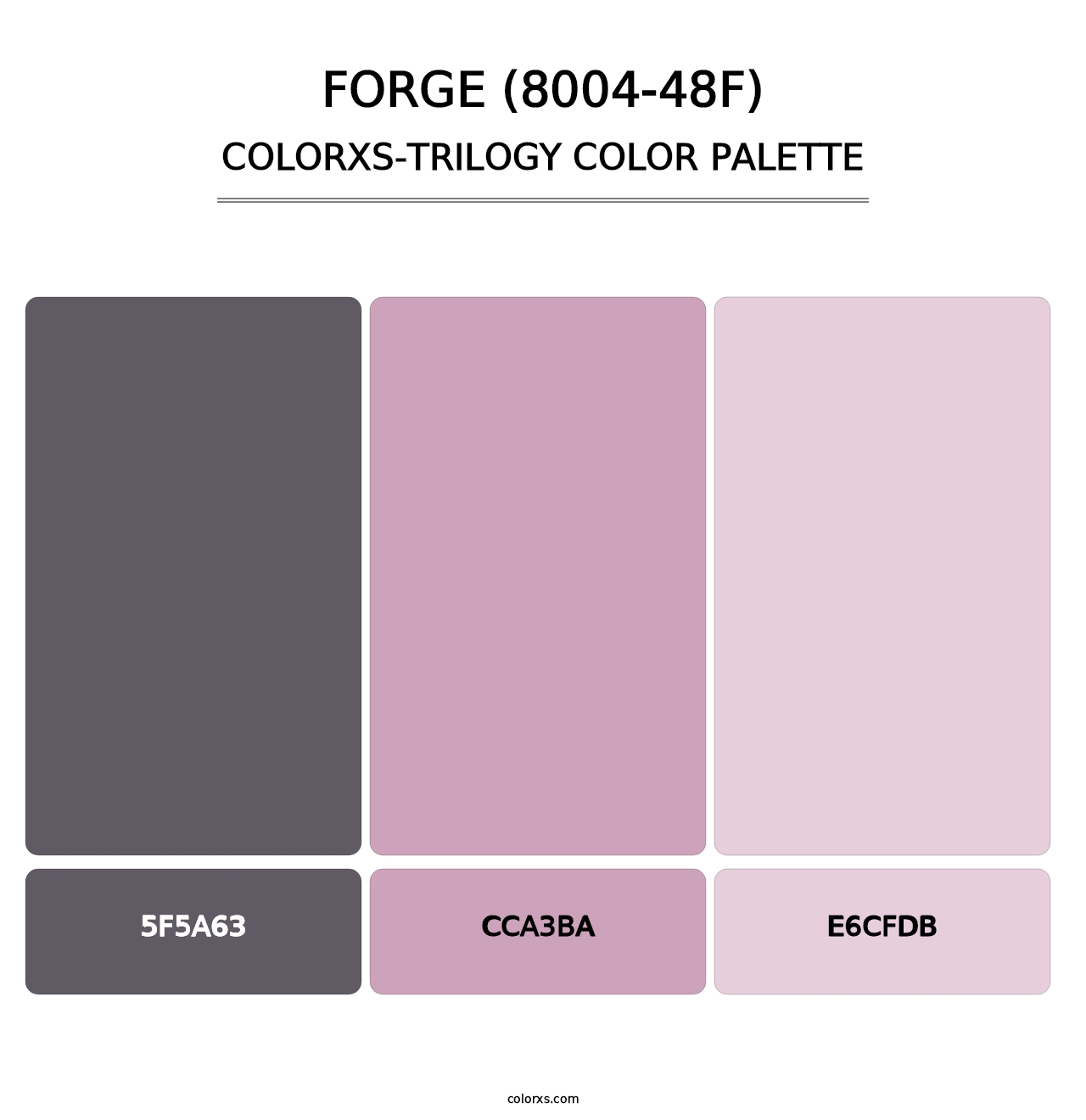 Forge (8004-48F) - Colorxs Trilogy Palette