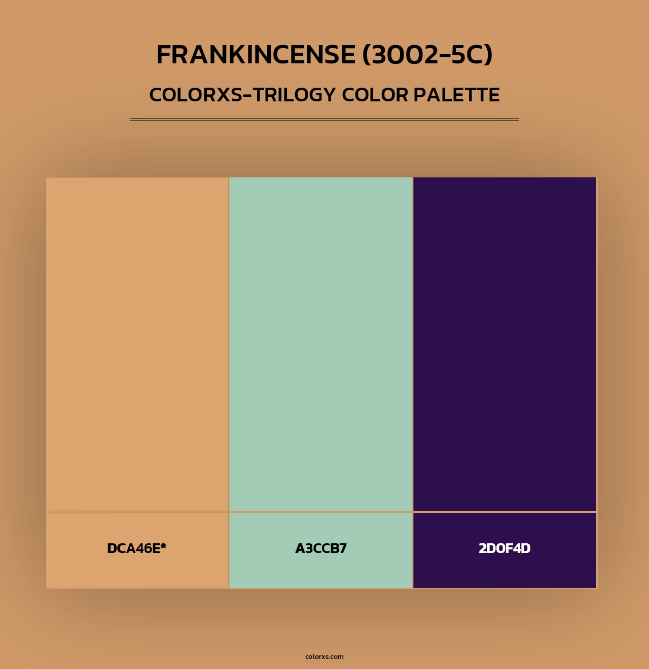 Frankincense (3002-5C) - Colorxs Trilogy Palette