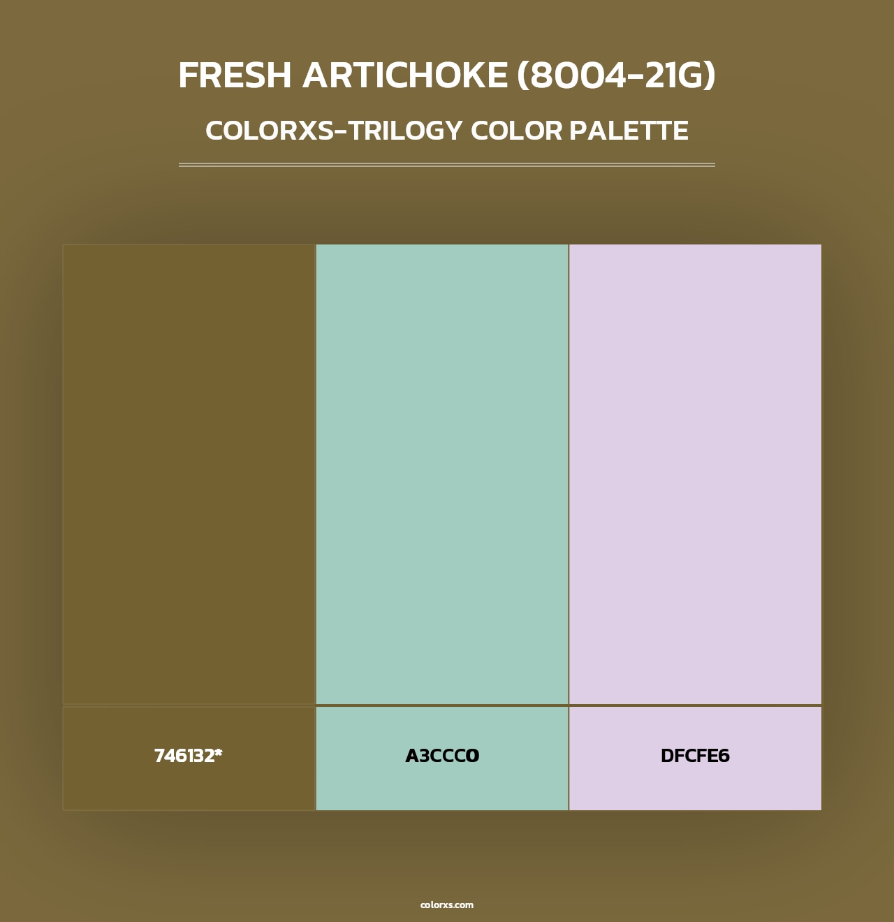Fresh Artichoke (8004-21G) - Colorxs Trilogy Palette