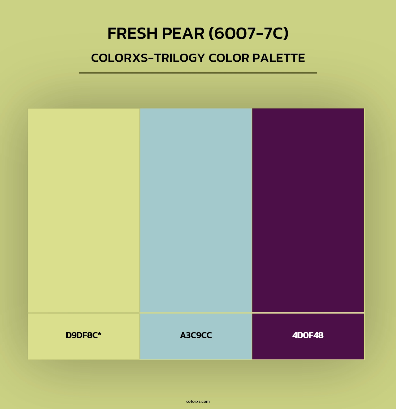 Fresh Pear (6007-7C) - Colorxs Trilogy Palette