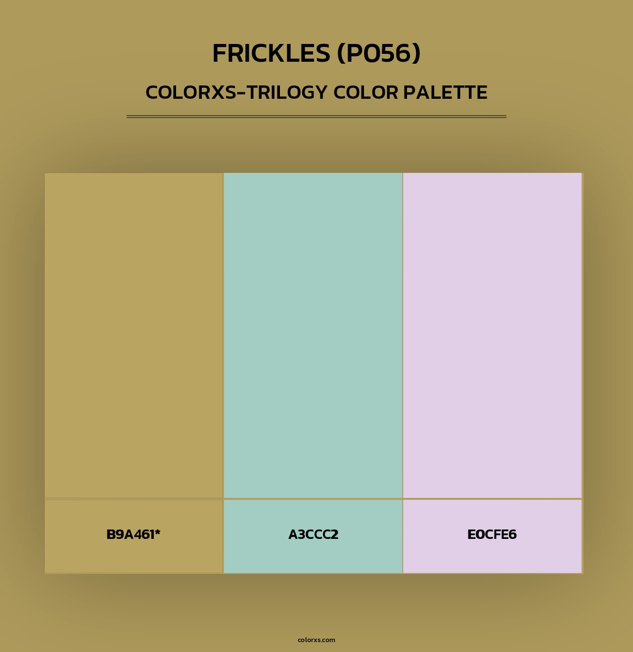 Frickles (P056) - Colorxs Trilogy Palette