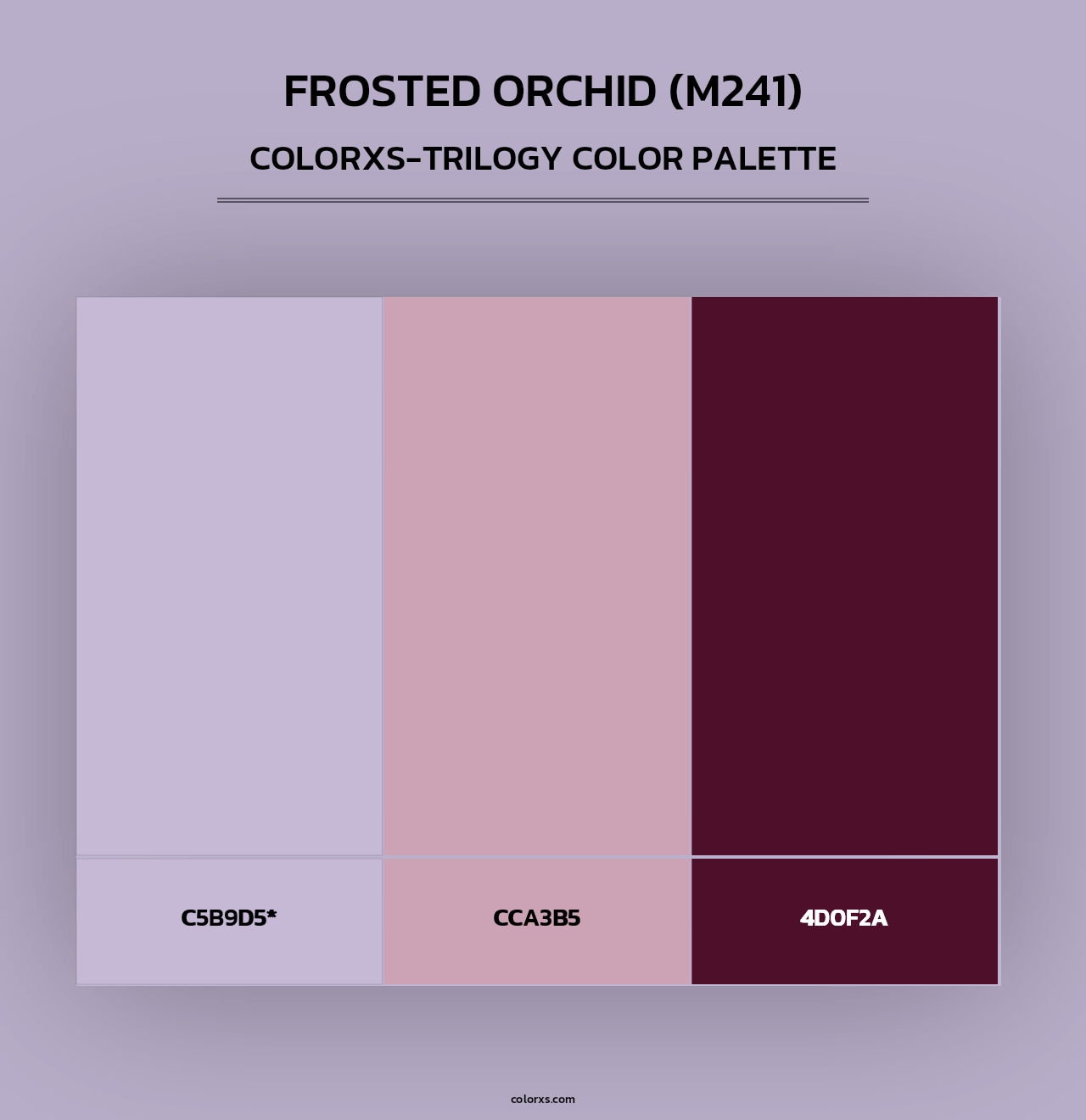 Frosted Orchid (M241) - Colorxs Trilogy Palette