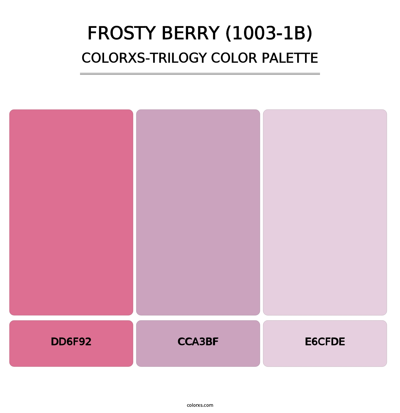 Frosty Berry (1003-1B) - Colorxs Trilogy Palette