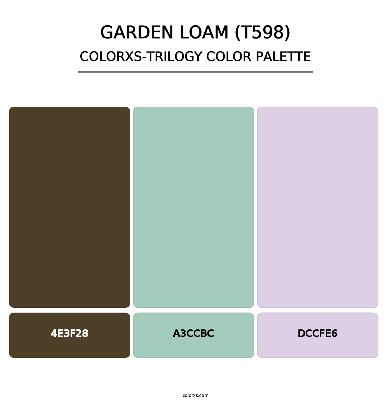 Garden Loam (T598) - Colorxs Trilogy Palette