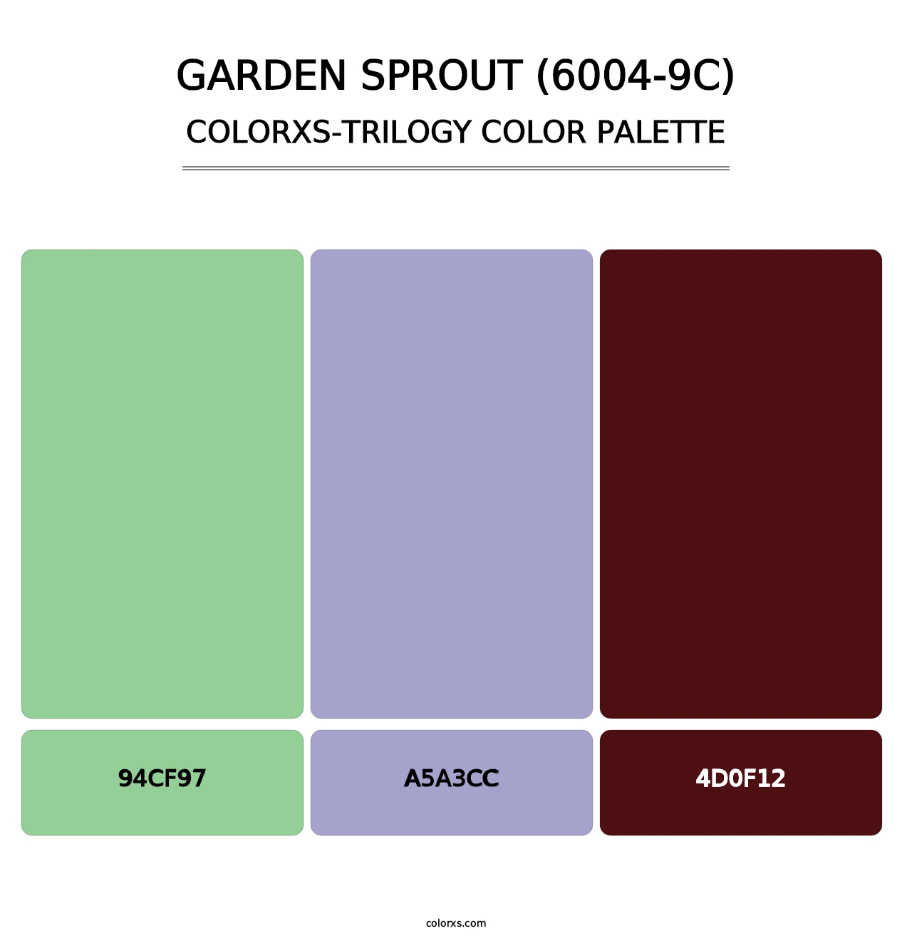 Garden Sprout (6004-9C) - Colorxs Trilogy Palette