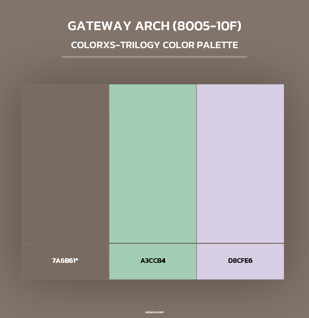 Gateway Arch (8005-10F) - Colorxs Trilogy Palette