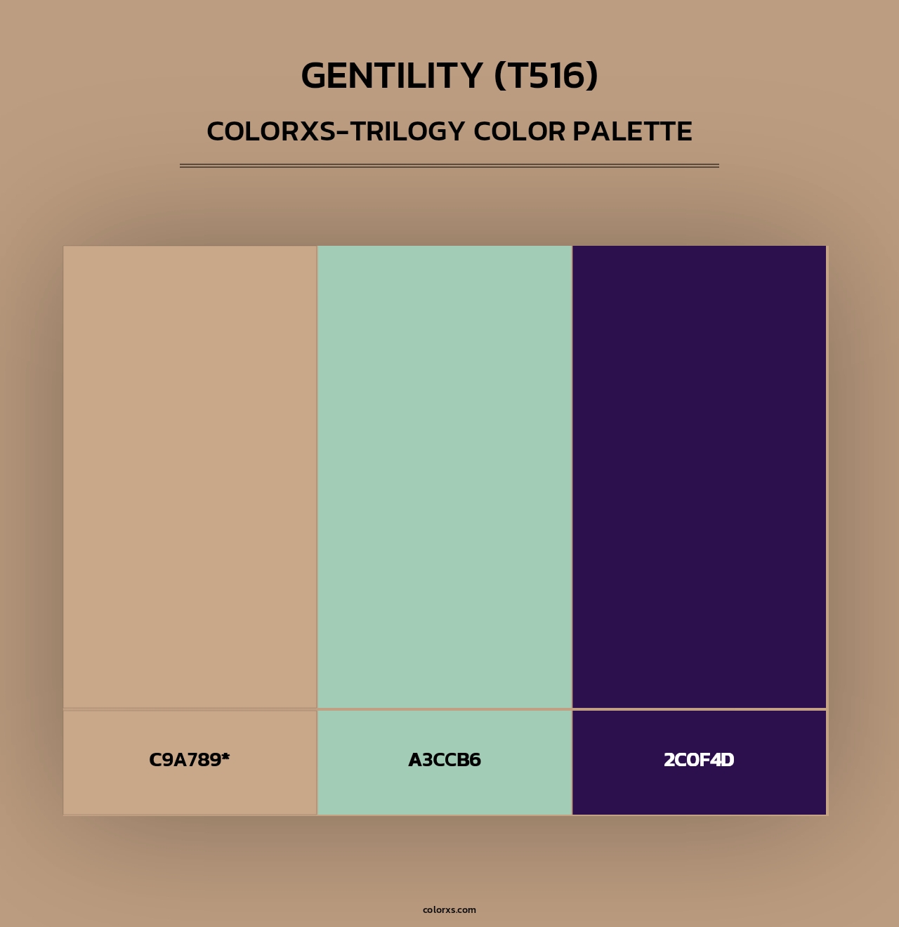 Gentility (T516) - Colorxs Trilogy Palette