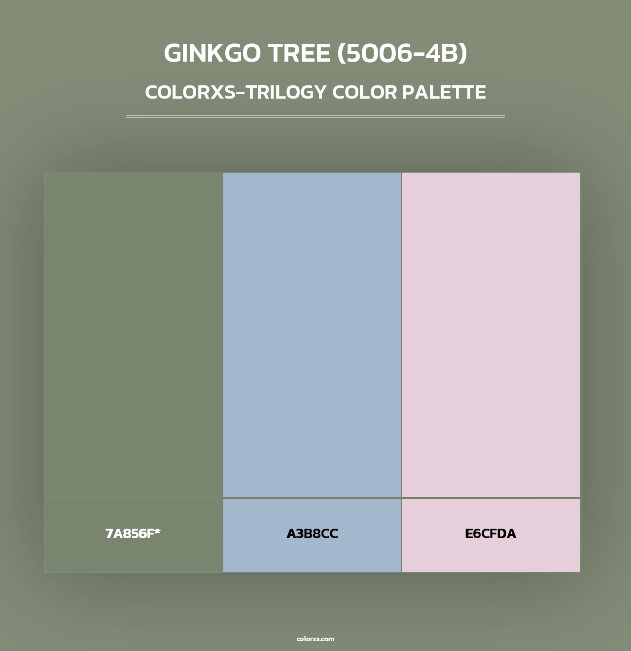 Ginkgo Tree (5006-4B) - Colorxs Trilogy Palette