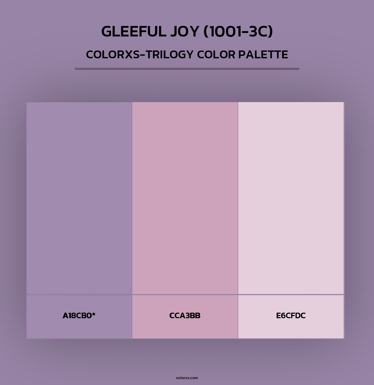 Gleeful Joy (1001-3C) - Colorxs Trilogy Palette