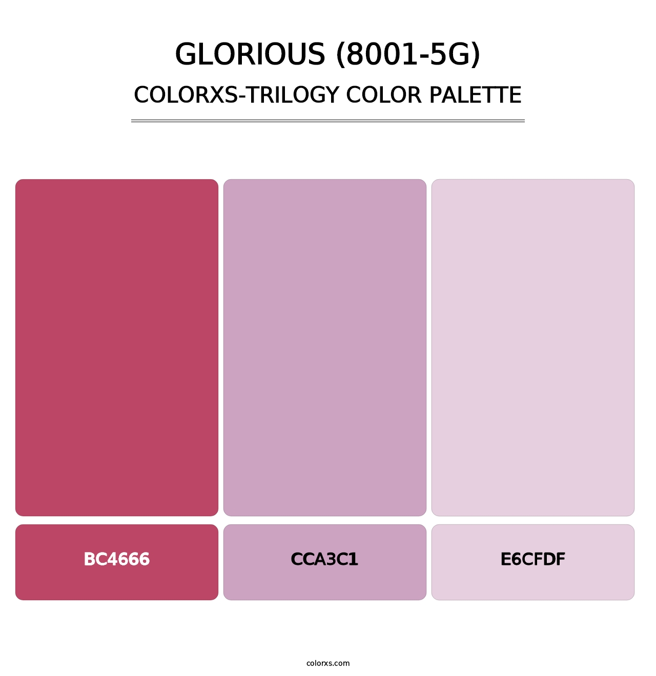Glorious (8001-5G) - Colorxs Trilogy Palette
