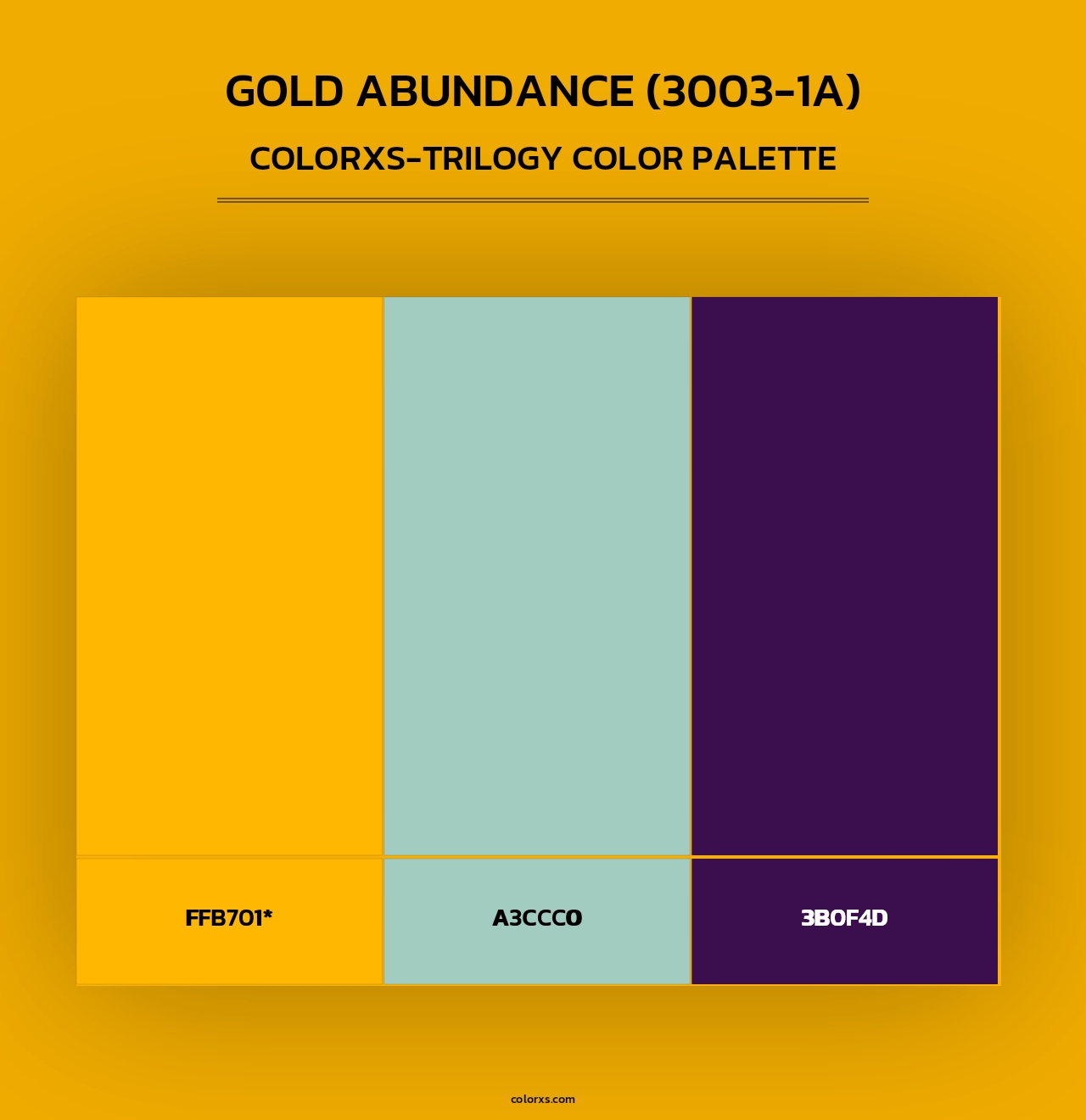 Gold Abundance (3003-1A) - Colorxs Trilogy Palette