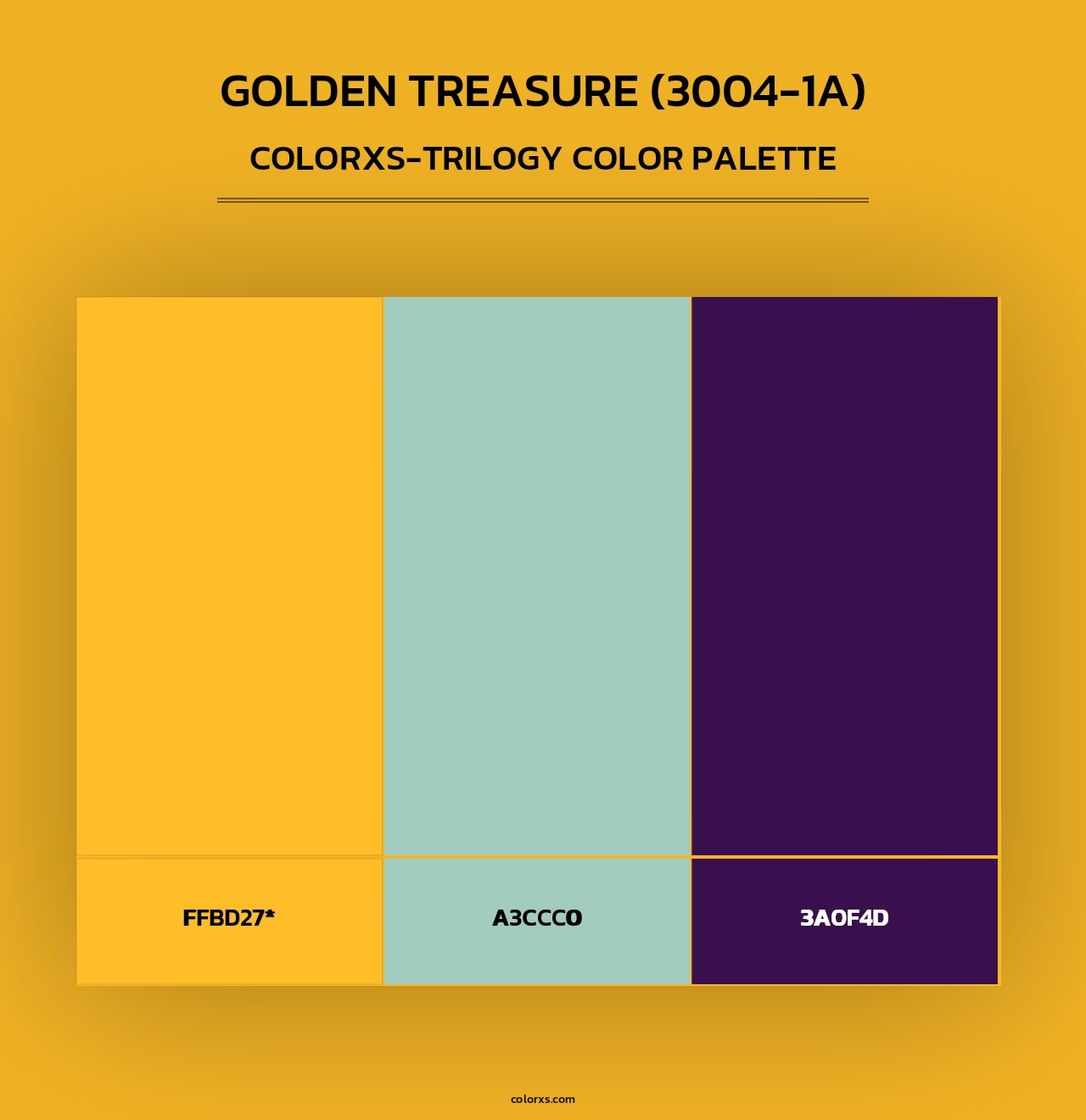 Golden Treasure (3004-1A) - Colorxs Trilogy Palette