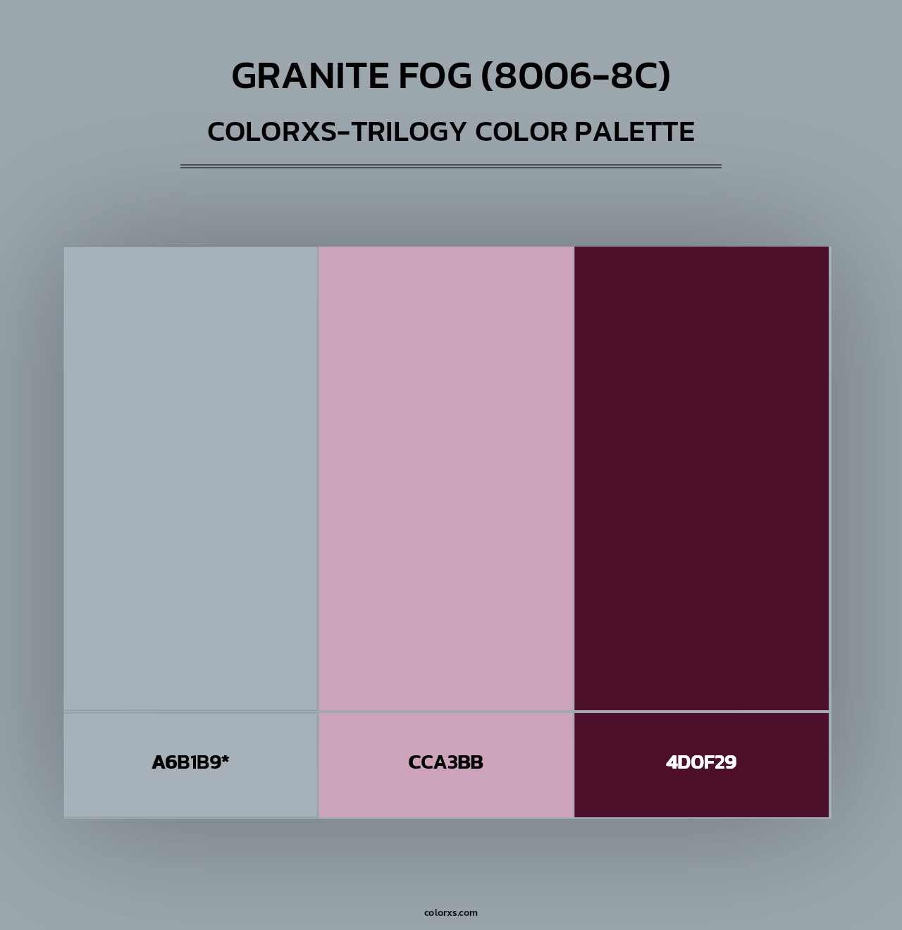 Granite Fog (8006-8C) - Colorxs Trilogy Palette