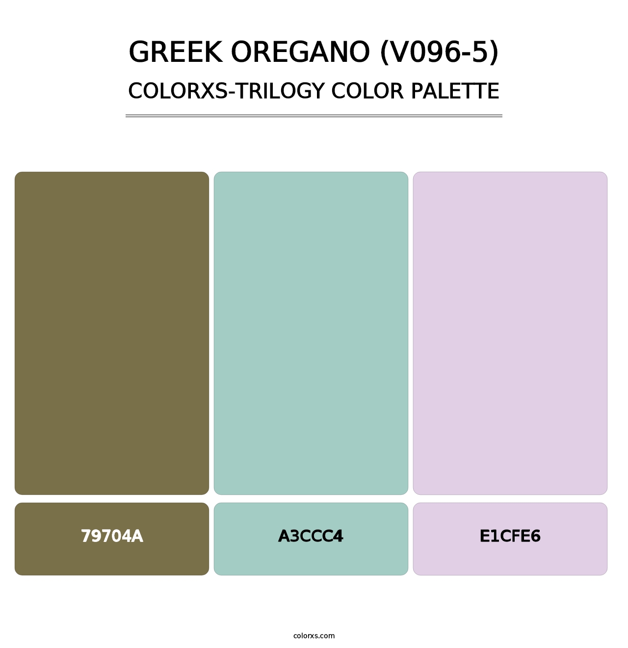 Greek Oregano (V096-5) - Colorxs Trilogy Palette