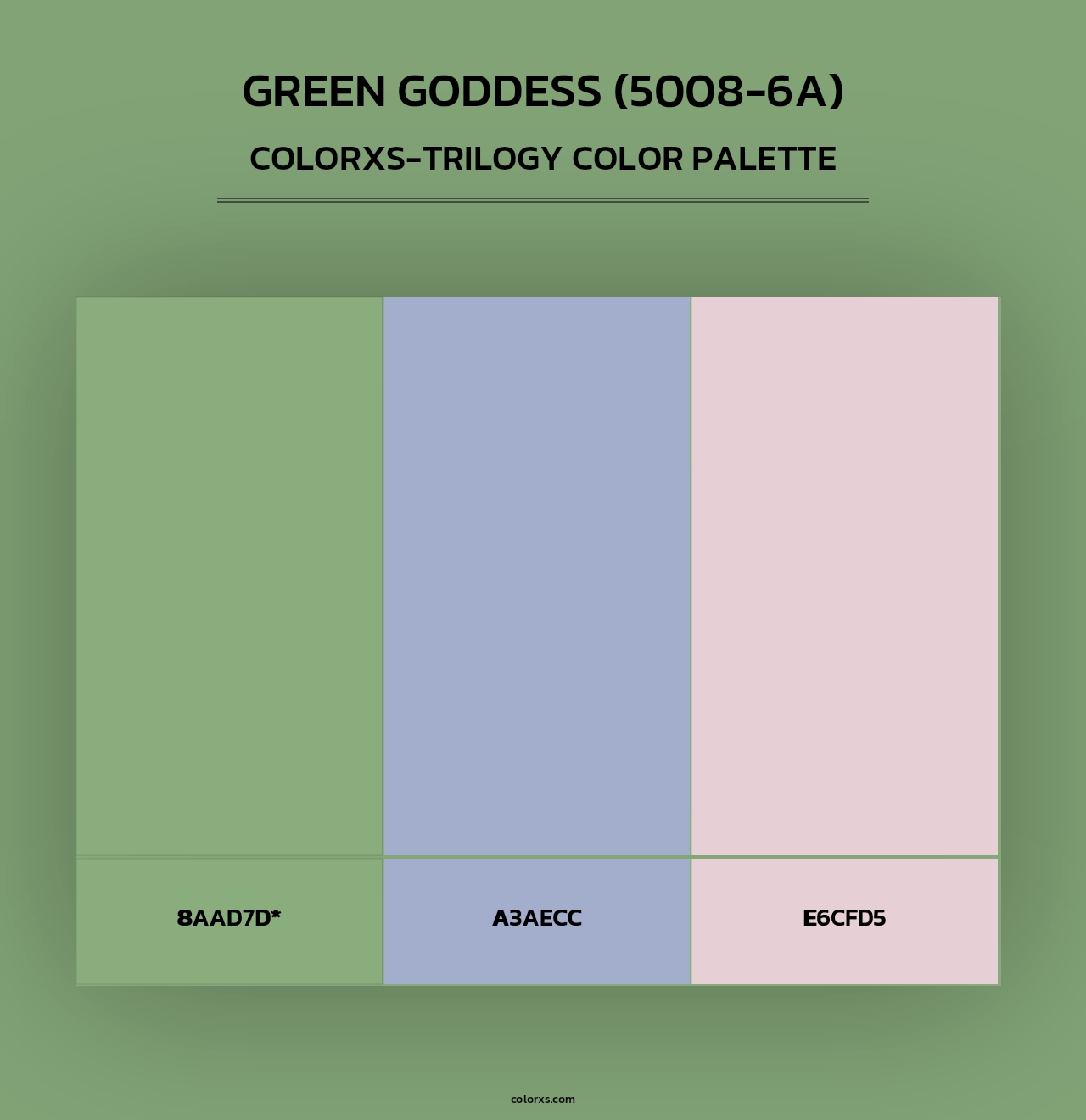Green Goddess (5008-6A) - Colorxs Trilogy Palette
