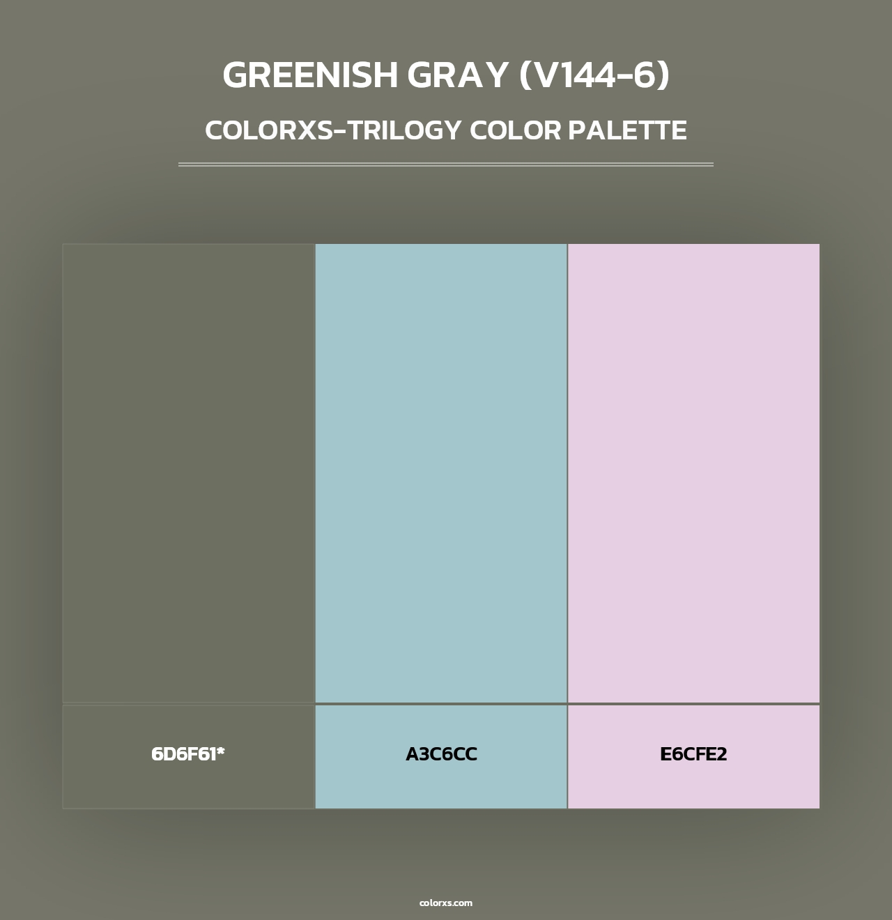 Greenish Gray (V144-6) - Colorxs Trilogy Palette