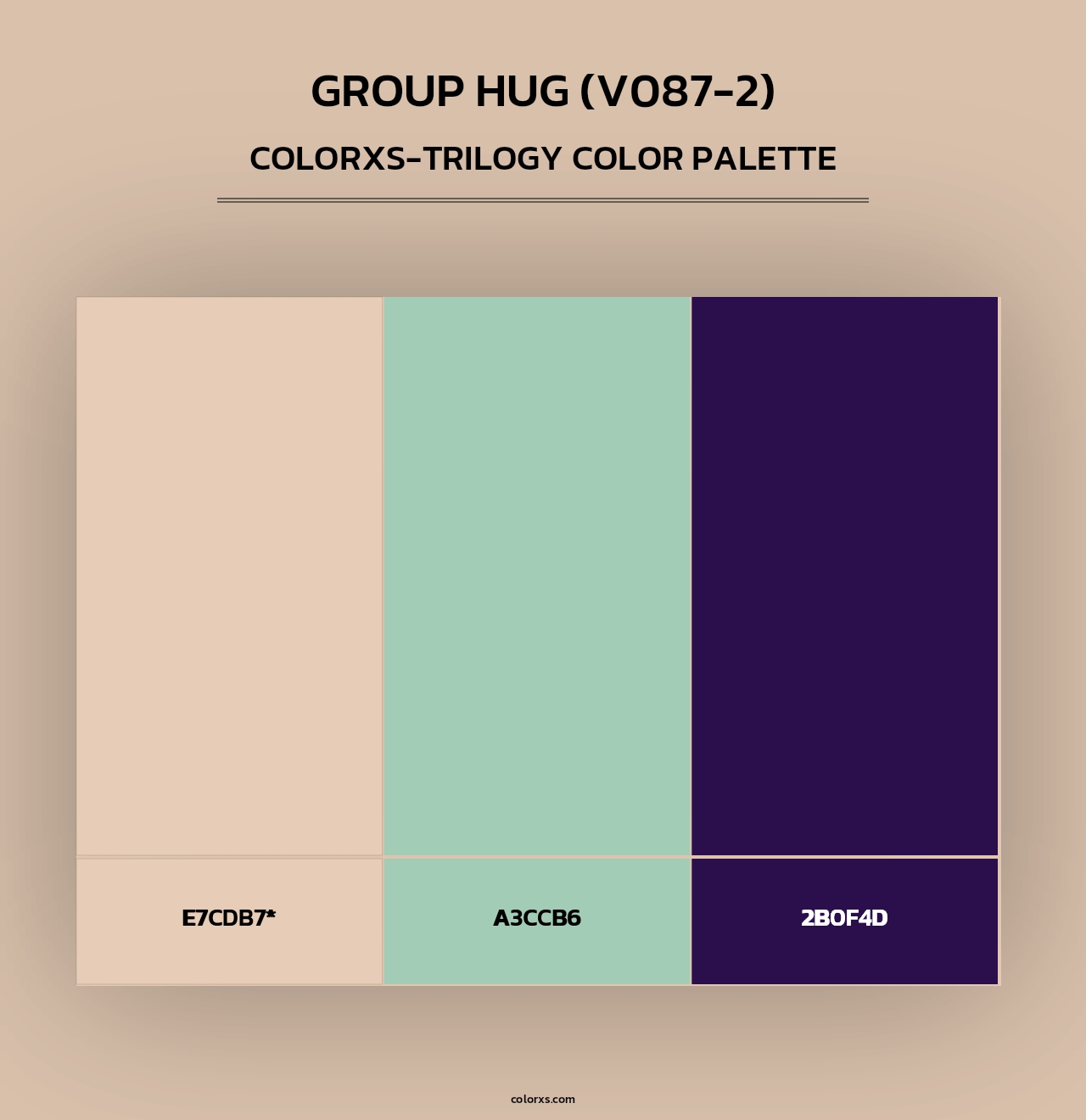 Group Hug (V087-2) - Colorxs Trilogy Palette