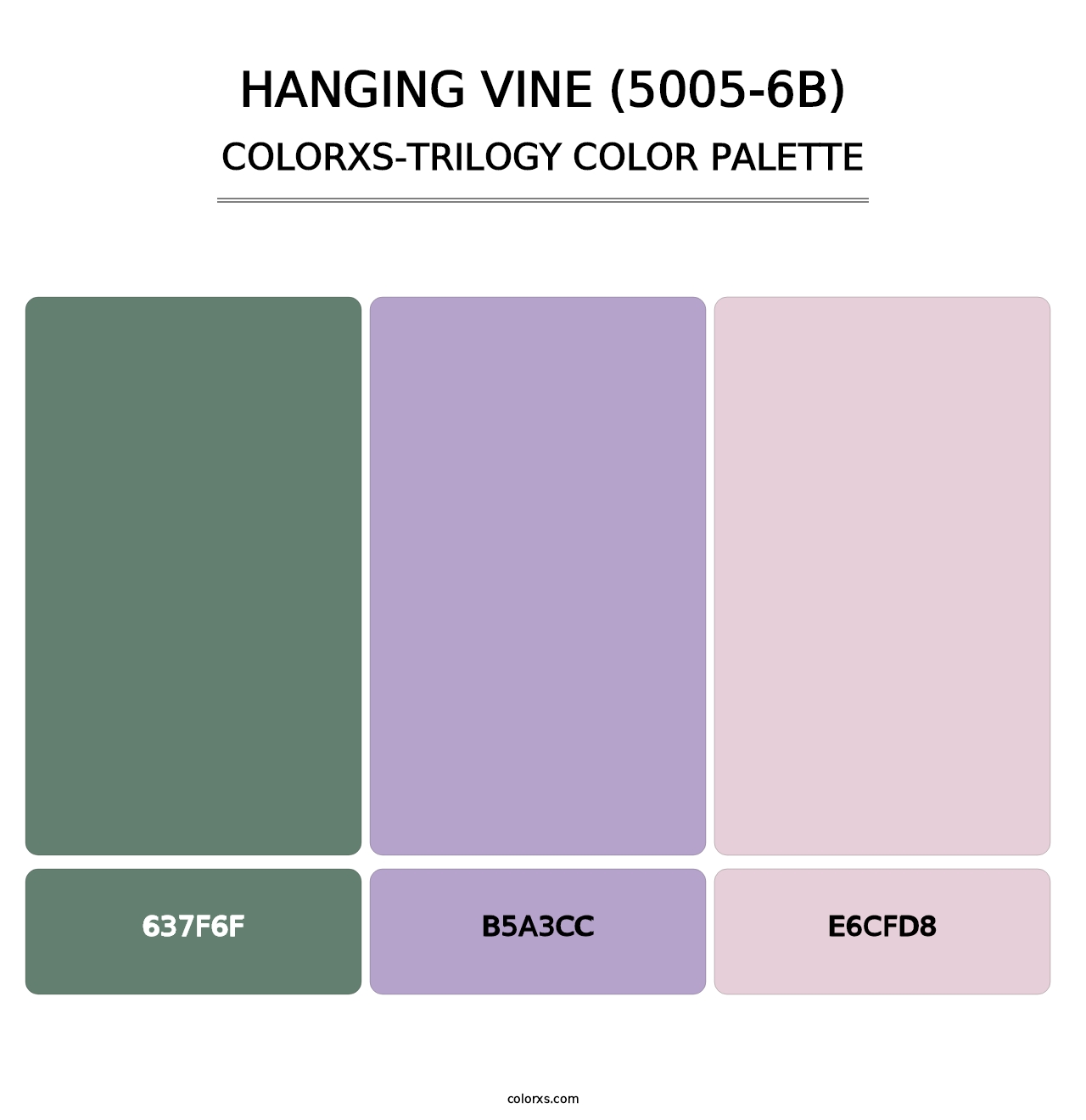 Hanging Vine (5005-6B) - Colorxs Trilogy Palette