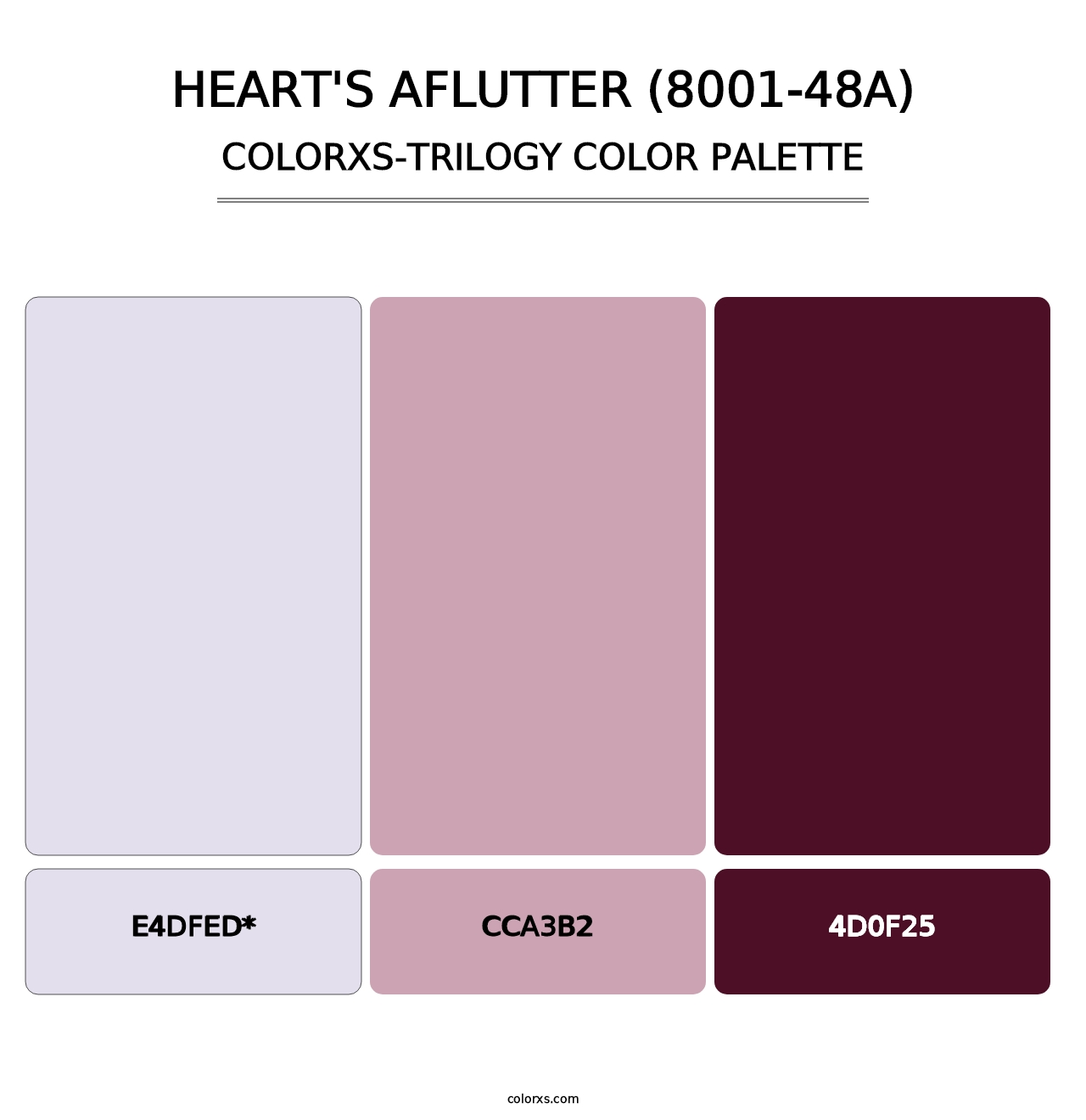 Heart's Aflutter (8001-48A) - Colorxs Trilogy Palette
