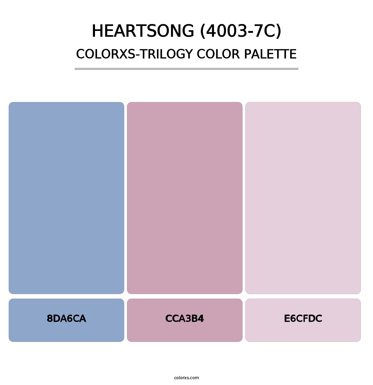 Heartsong (4003-7C) - Colorxs Trilogy Palette
