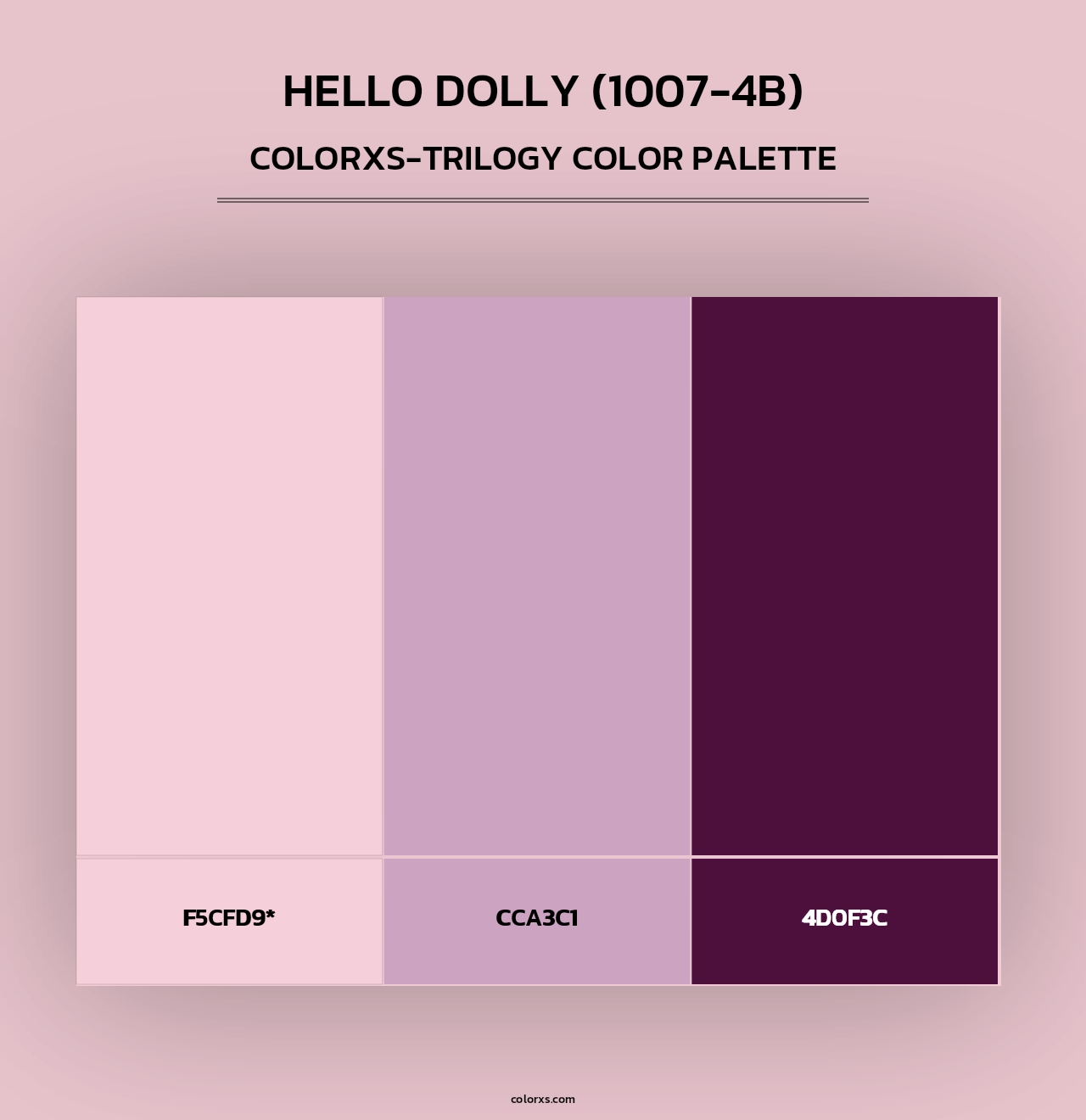 Hello Dolly (1007-4B) - Colorxs Trilogy Palette