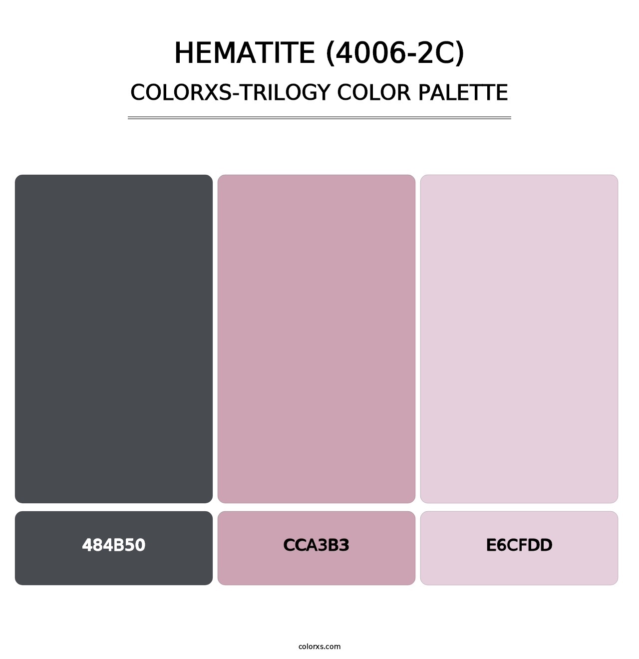 Hematite (4006-2C) - Colorxs Trilogy Palette