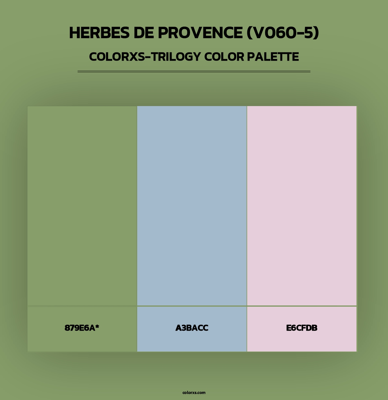 Herbes de Provence (V060-5) - Colorxs Trilogy Palette