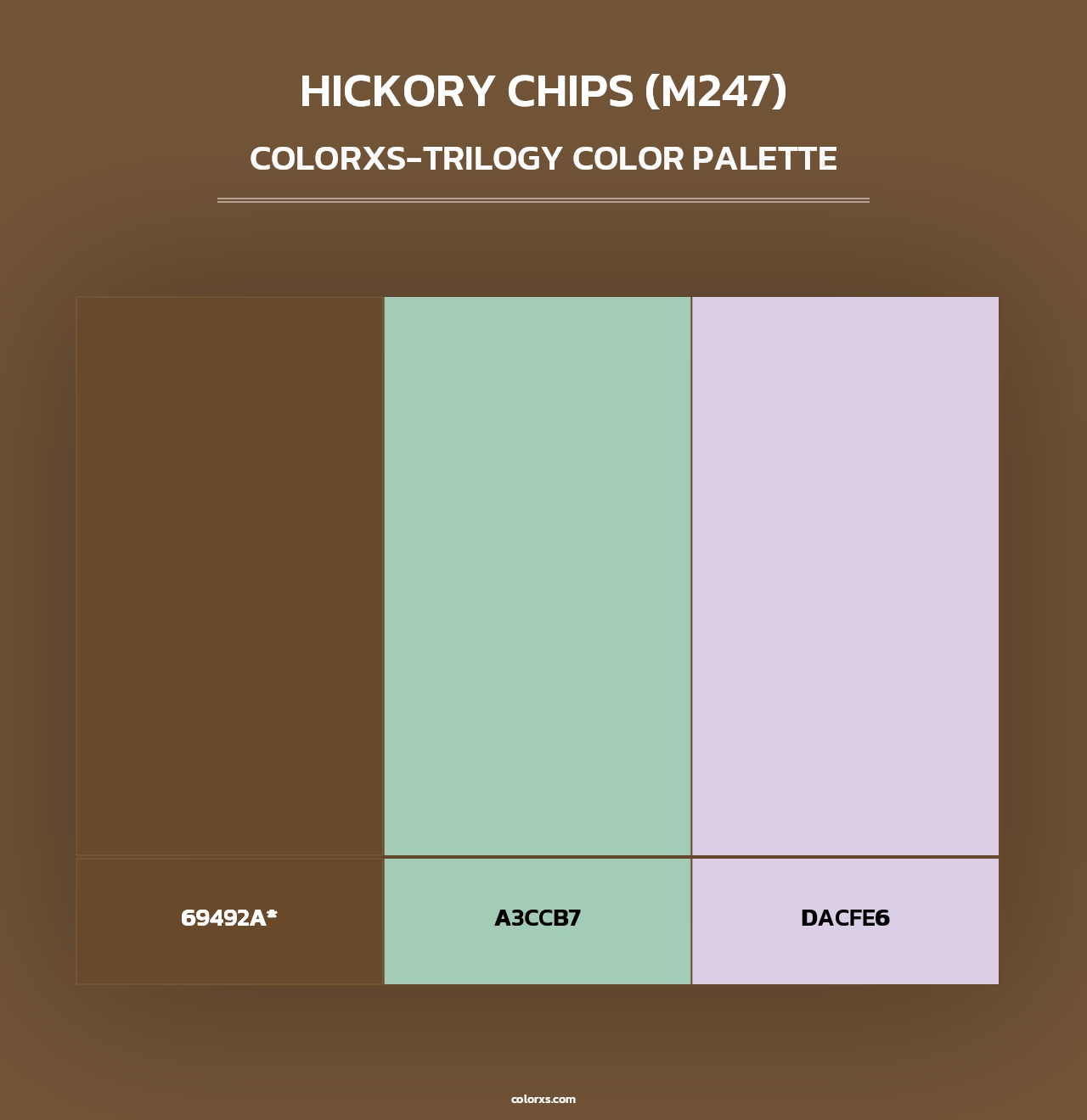 Hickory Chips (M247) - Colorxs Trilogy Palette