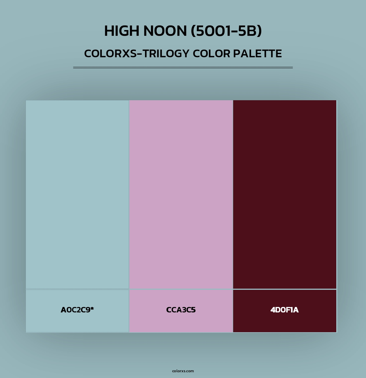 High Noon (5001-5B) - Colorxs Trilogy Palette