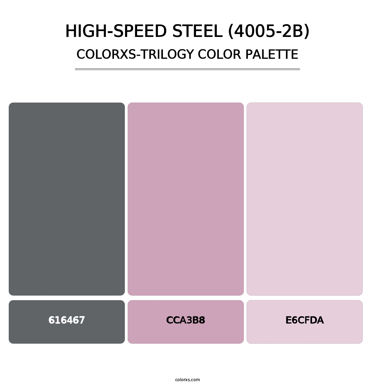 High-Speed Steel (4005-2B) - Colorxs Trilogy Palette
