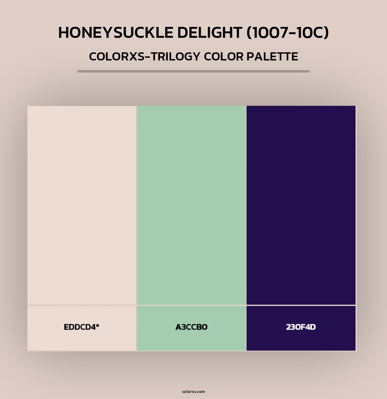 Honeysuckle Delight (1007-10C) - Colorxs Trilogy Palette