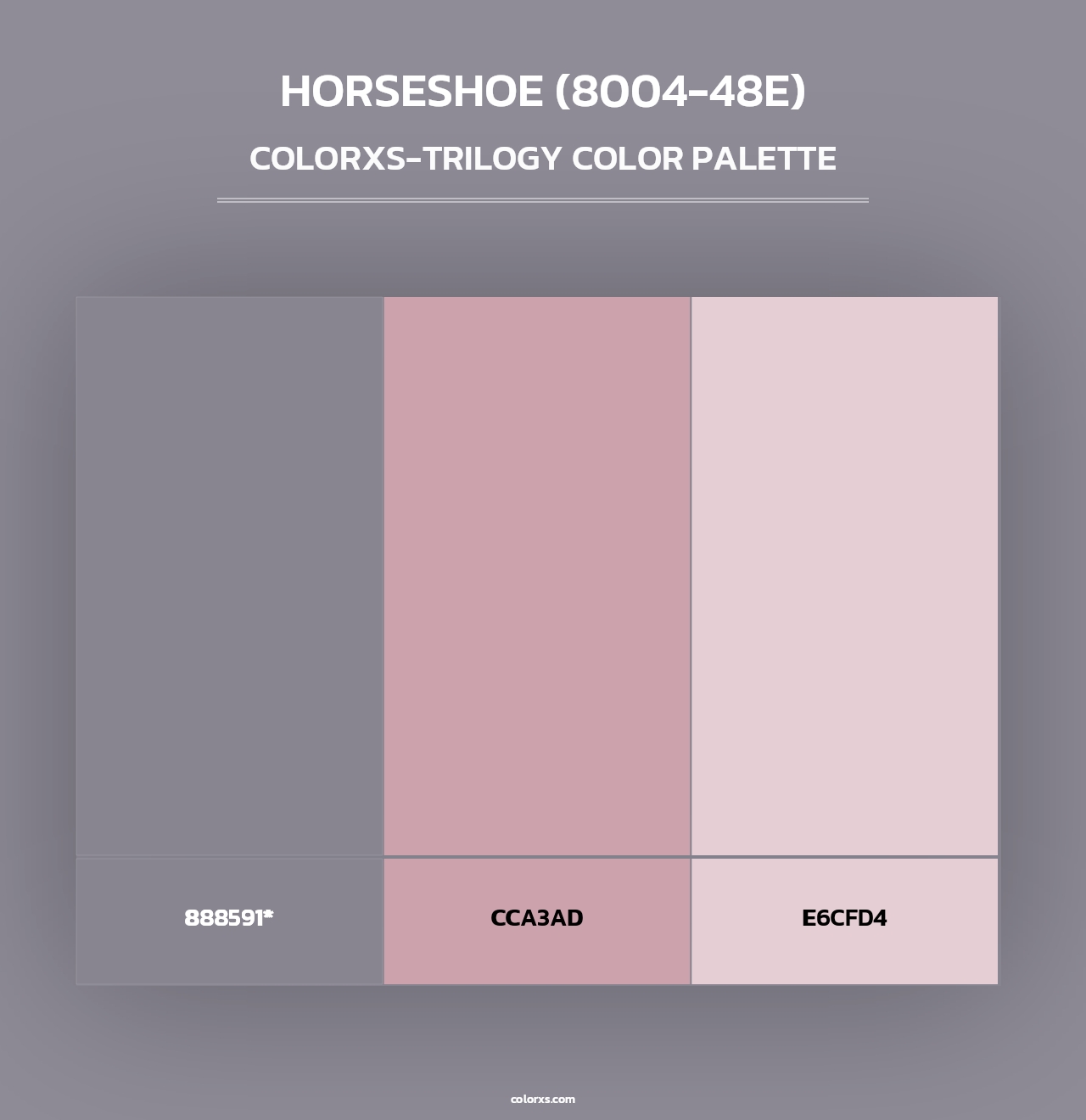Horseshoe (8004-48E) - Colorxs Trilogy Palette
