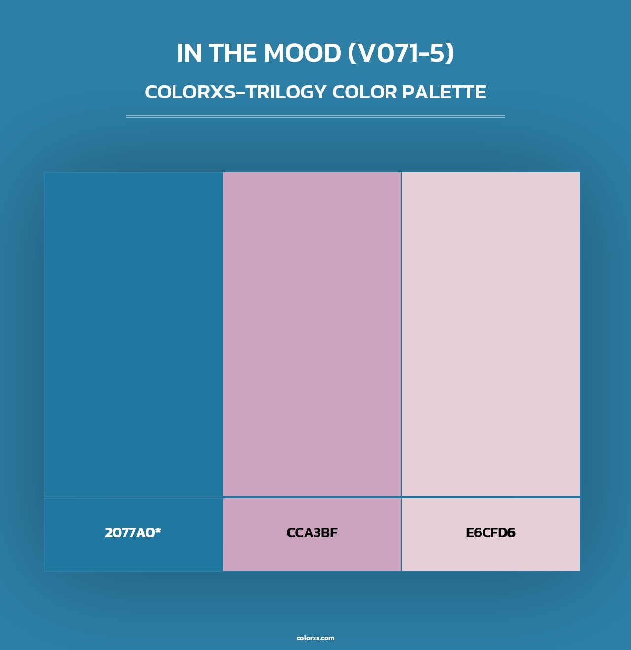 In the Mood (V071-5) - Colorxs Trilogy Palette