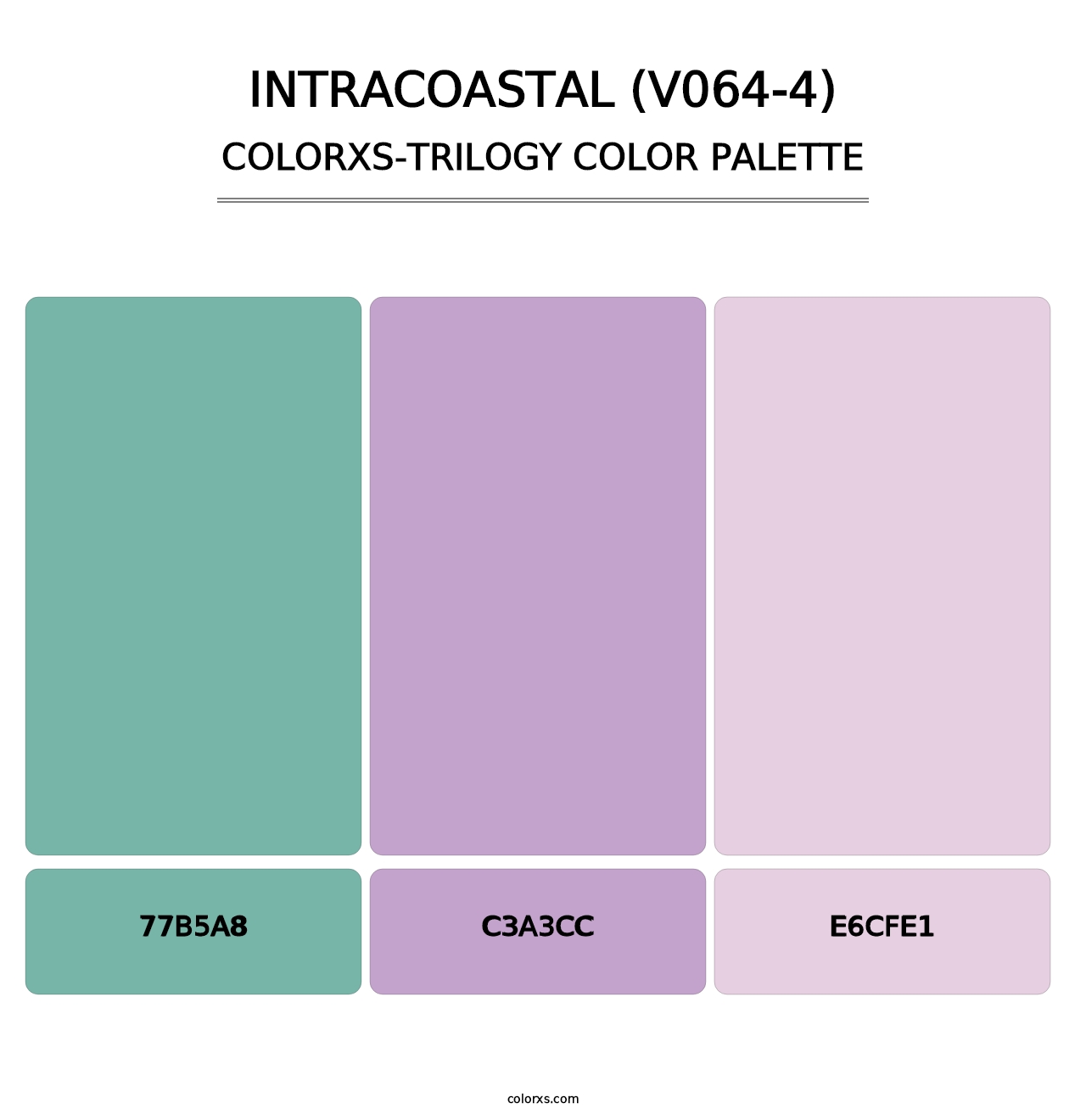 Intracoastal (V064-4) - Colorxs Trilogy Palette