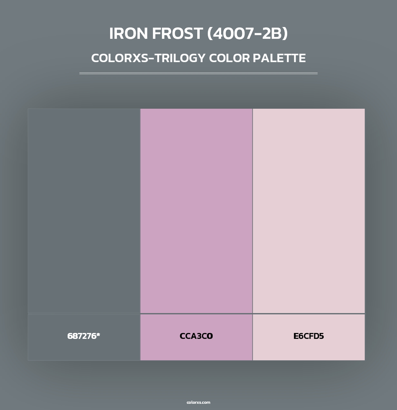 Iron Frost (4007-2B) - Colorxs Trilogy Palette