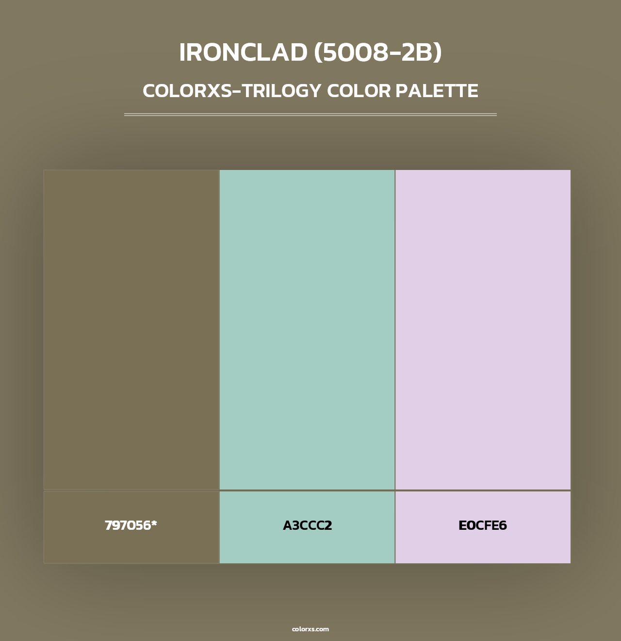 Ironclad (5008-2B) - Colorxs Trilogy Palette