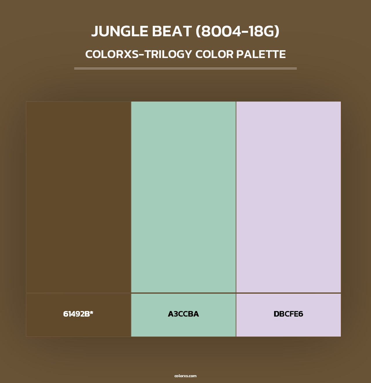 Jungle Beat (8004-18G) - Colorxs Trilogy Palette