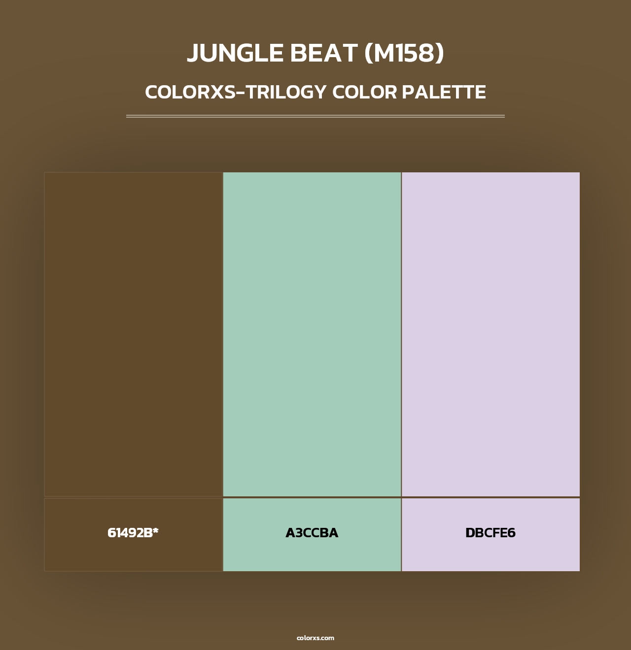 Jungle Beat (M158) - Colorxs Trilogy Palette