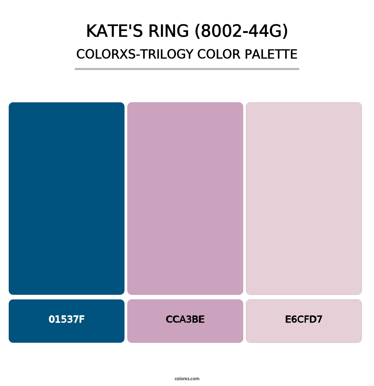 Kate's Ring (8002-44G) - Colorxs Trilogy Palette