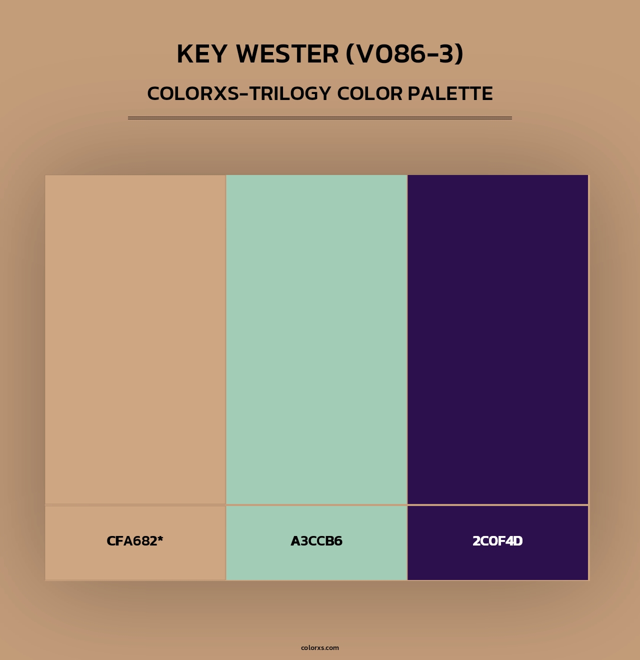 Key Wester (V086-3) - Colorxs Trilogy Palette