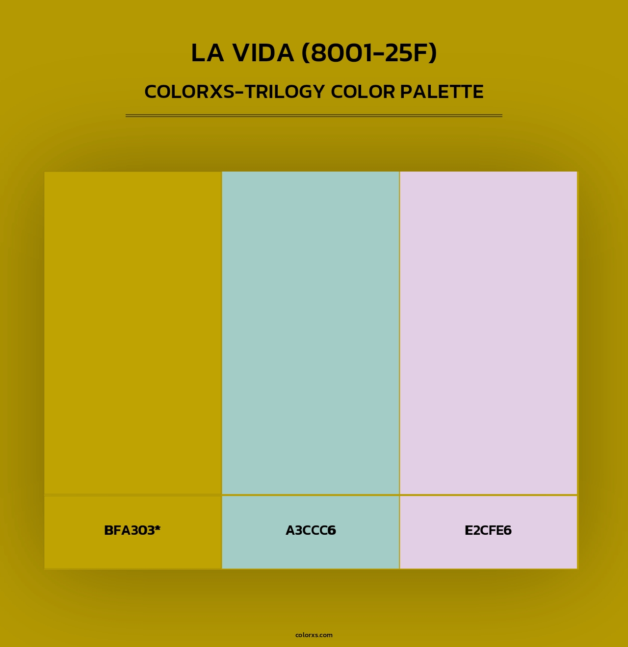 La Vida (8001-25F) - Colorxs Trilogy Palette