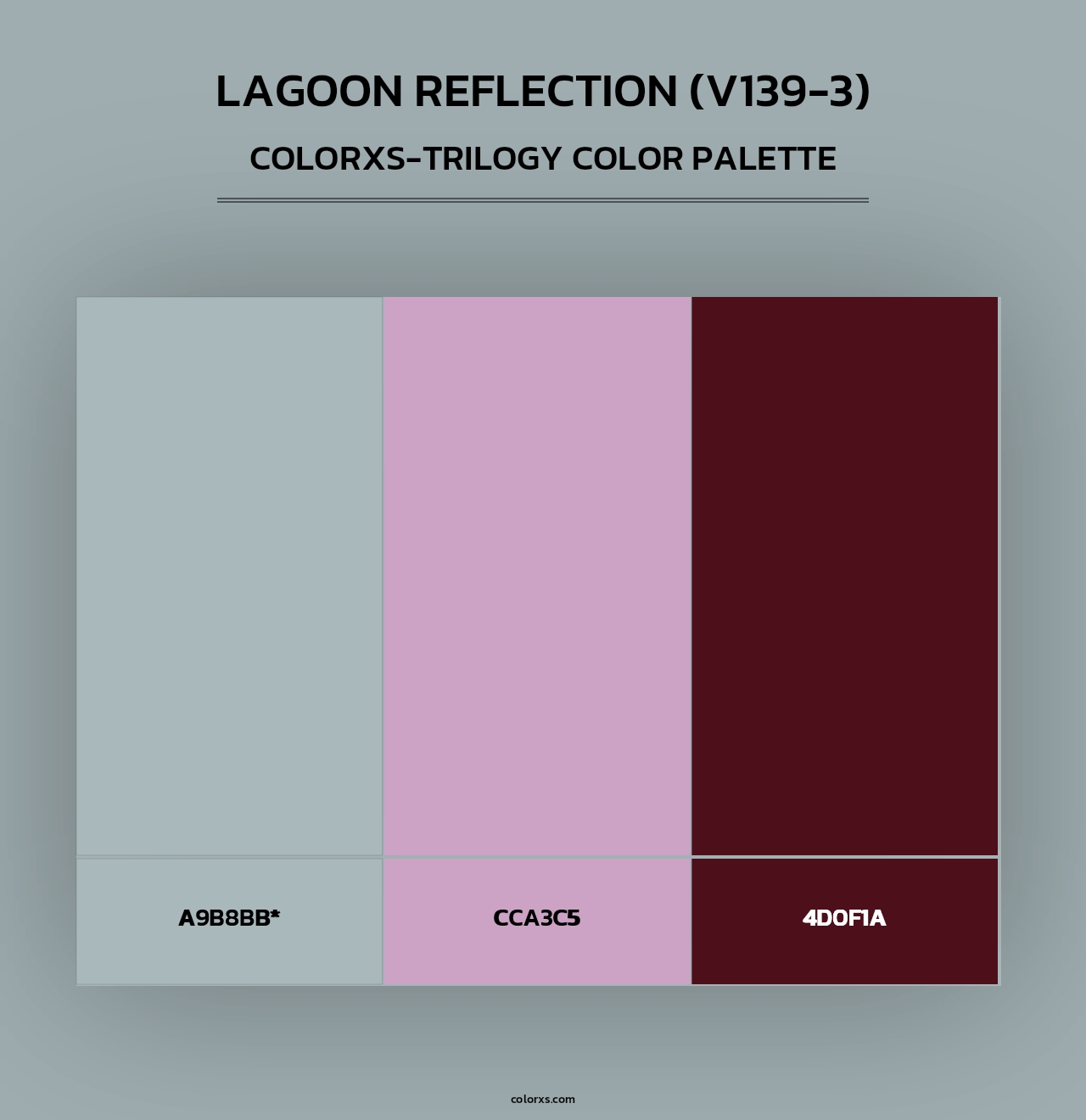Lagoon Reflection (V139-3) - Colorxs Trilogy Palette