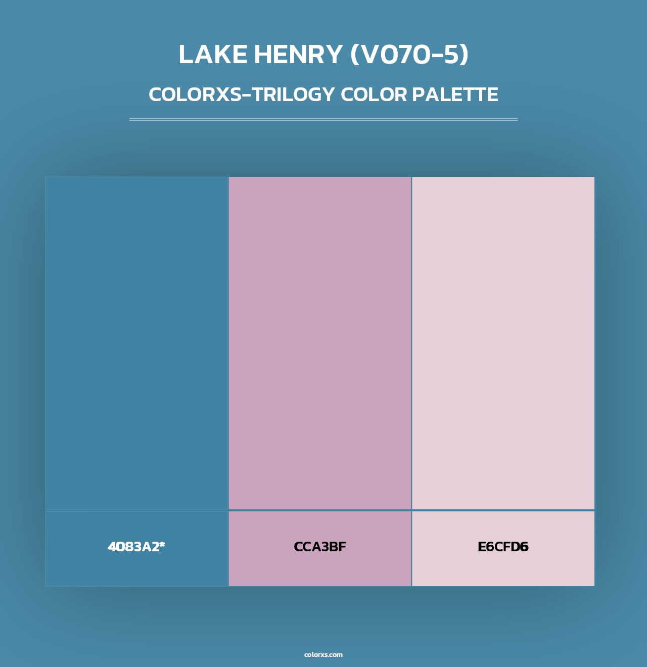 Lake Henry (V070-5) - Colorxs Trilogy Palette