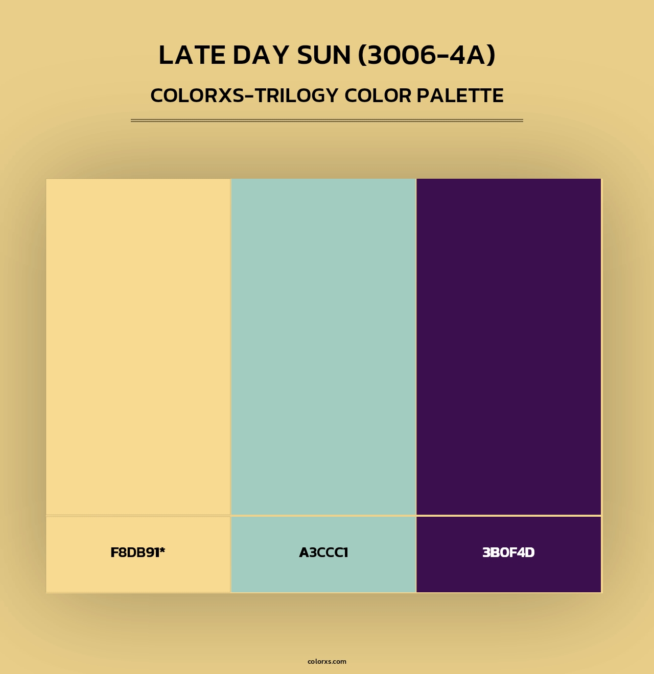 Late Day Sun (3006-4A) - Colorxs Trilogy Palette