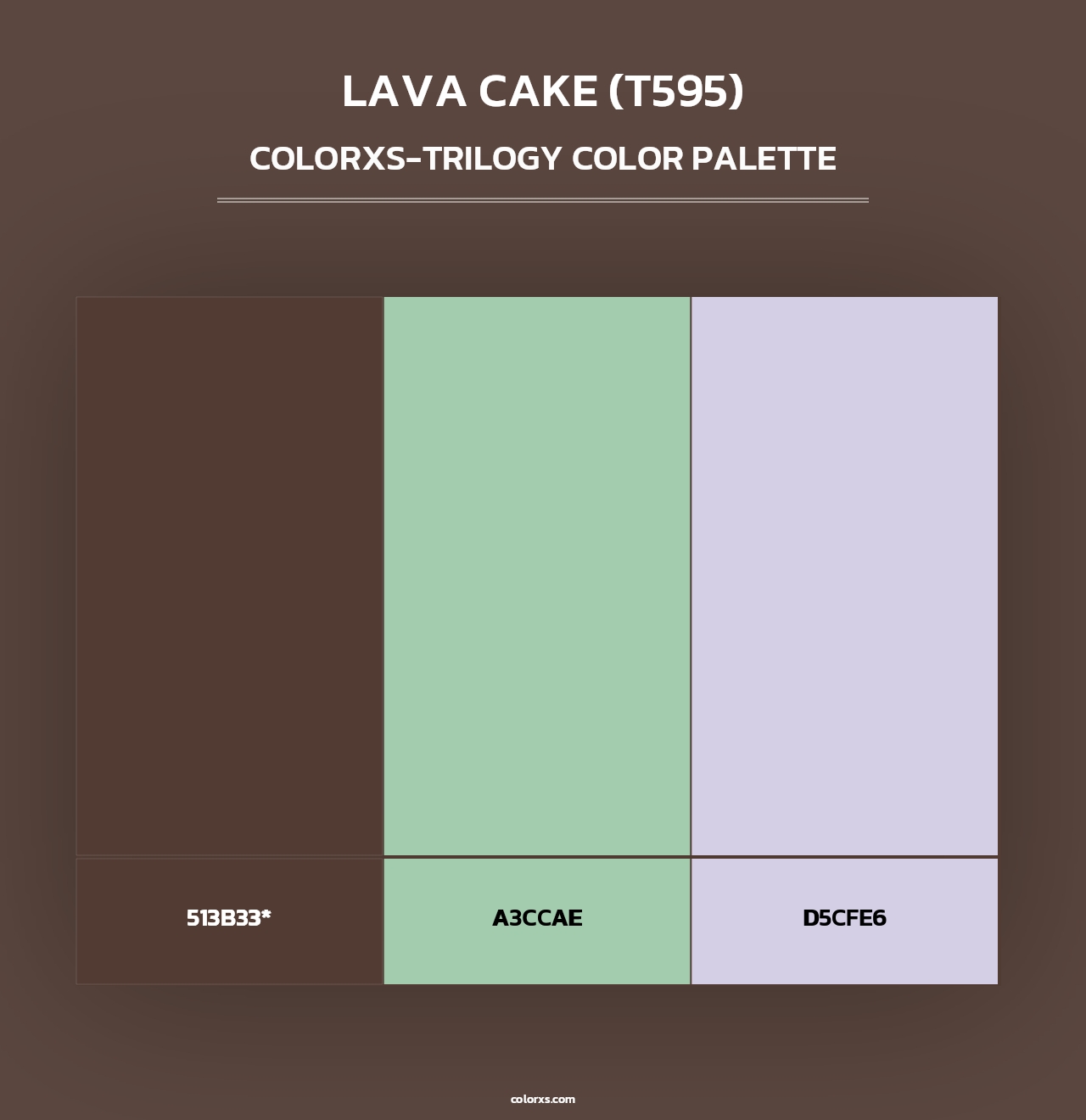 Lava Cake (T595) - Colorxs Trilogy Palette