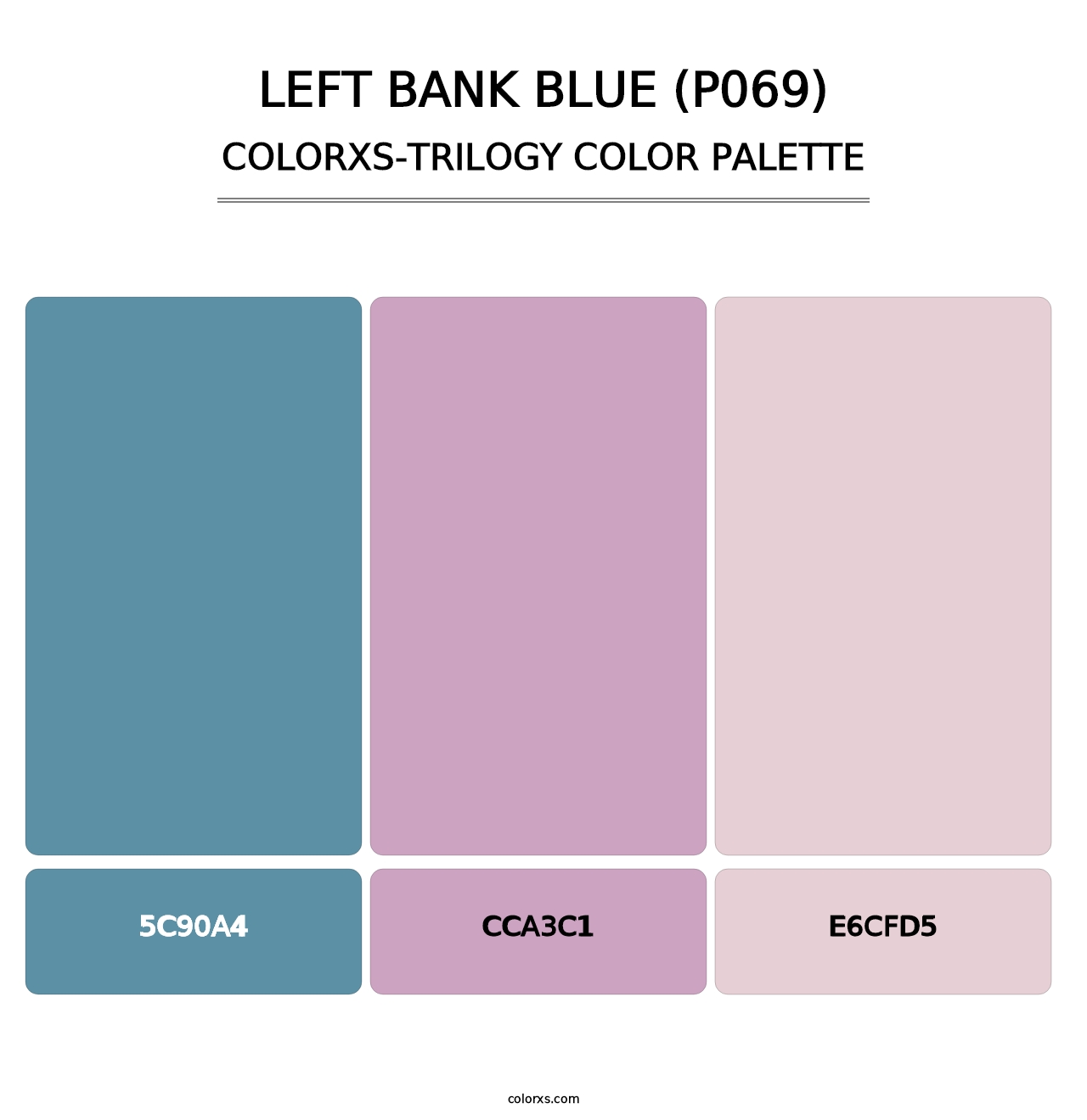 Left Bank Blue (P069) - Colorxs Trilogy Palette